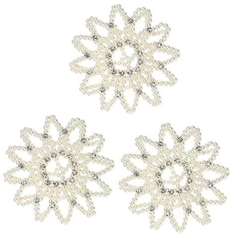 Housoutil 3 Stück Handgefertigtes Häkel-haarnetz Für Tanz Elastisches Haar Für Frauen