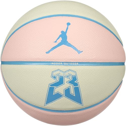 Nike Jordan Ultimate 2.0 8P J100825712207 - Pallacanestro, taglia 7, colore: Rosa/Limone