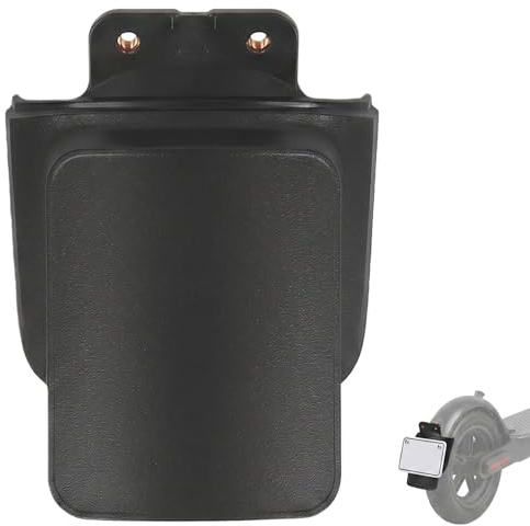 Soporte Matrícula Patinete Eléctrico para Max G30, Base de Placa de Seguro de Plástico PP, Portamatrículas Trasero Resistente y Ligero, Repuesto de Guardabarros Accesorios Patinete