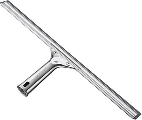 UNGER - Tergivetro professionale in acciaio INOX, 40,6 cm, per la pulizia di vetri e finestre, resistente, per risultati senza aloni
