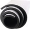 Selbstklebende Schaumstoffrolle Zellkautschuk Selbstklebend 300mm(B) x12mm(D) x1.5m(L) Multifunktionale Neopren Schaumstoffplatte einfach zu schneidende DIY-Zellkautschuk Platte (Schwarz)