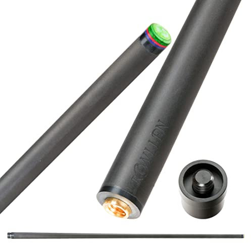 KONLLEN Pool Queue Einzelschaft Carbon Fiber Technologie Niedrige Durchbiegung Billard Stick 3/8X8 Radial Uni-loc Pin 29'' Länge 10.75mm 11.75mm 12.75mm