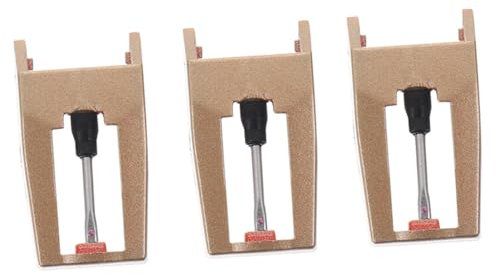 Toyvian 3stücke Ersatz Plattennadeln Für Plattenspieler Vinyl Nadeln Mit Aluminium Stange Kompatible Plattenspielernadeln Für Klaren Und Präzise Wiedergabe