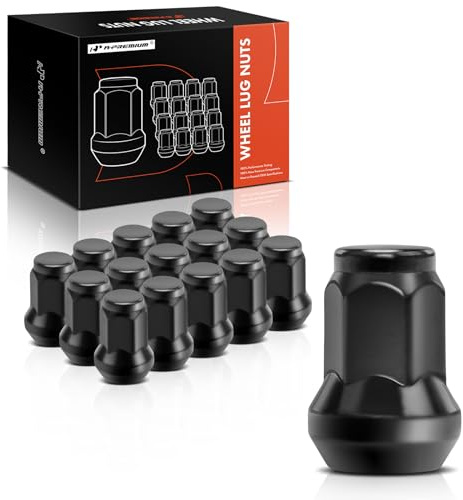 A-Premium 16-PC 3/8-24 Wheel Lug Nuts Compatible with Polaris ATV Models 1985-2023 - RZR 4 XP 900, Ranger Crew 570, Sportsman 450, Trail Boss 330, Xplorer 300, Magnum, Scrambler & More, Front & Rear