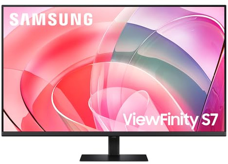 Samsung Écran PC ViewFinity - S70D 37'', Résolution 4K UHD (3840 x 2160), 16:9, HDR10, Dalle VA, 350 cd/m2, Installation One Click, Inclinable, Ports HDMI et DisplayPort, LS37D702EAUXEN