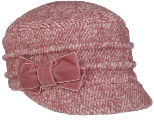 bedacht Levanie Women's Peaked Cap Baker Boy Hat with Peak, pink, One Size