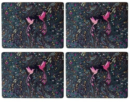 Sara Miller India Hummingbird Paradise 40X30 Centimetre Placemats Set of 4