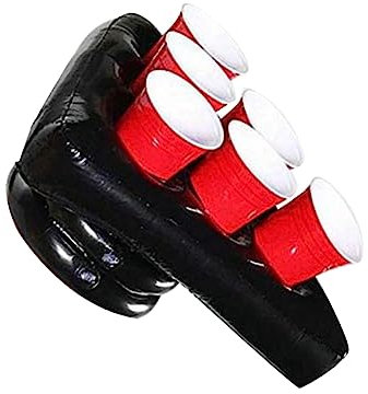 ifundom Sombrero Inflable con Bandeja Triangular para Cerveza Soporte PVC Resistente para Bebidas para Fiestas Infantiles y Halloween Accesorio Divertido y Duradero