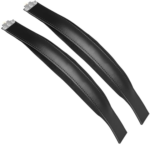 1 Pair Professional Accordion Bass Strap Reinforced Leather Texture Hand Suitable for Durability and Secure Fit Premium Cattlehide Melodeon