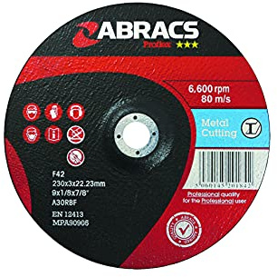 Connect 32063 DPC Schleifscheiben Abracs, 230 x 3,2 mm, 5 Stück