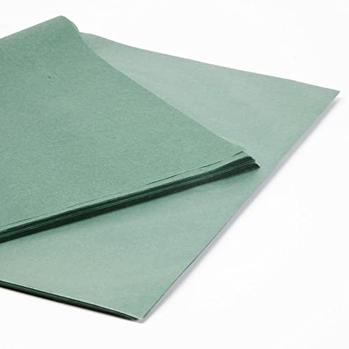 Floristrywarehouse Lot de 240 feuilles papier soie Vert bouteille 50 x 75 cm