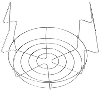 Gatuxe Hot Water Bath Canner Rack, Anti Slip Anti Scalding Stainless Steel Canning Rack Save Time for Spherical Tanks for Mason Jars