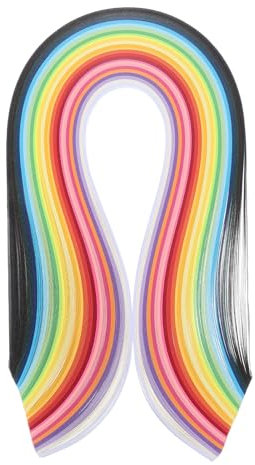 PATIKIL 260 Stück Quilling-Streifen Papier 3/16 (5mm) 39cm Origami-Papier Quilling-Streifen für Kunst DIY Handwerk Weihnachten