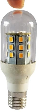 Fengyan Home Bulbs, Confezione da 20 lampadine LED E12/E14/E17/B22/E27 DC12-85V 4W lampadine luci notturne di Cristallo Lampada Domestica(Warm White,E17)