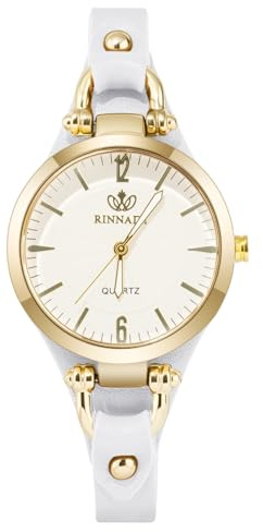 OFFCUP Damenuhr Elegante Armbanduhr Damen Analog Quarzuhr mit Lederarmband, Uhren Damen Einfache Business Klassische Lässig Quarz Uhr Kleideruhr Geschenke für Frauen, 3 Zeiger