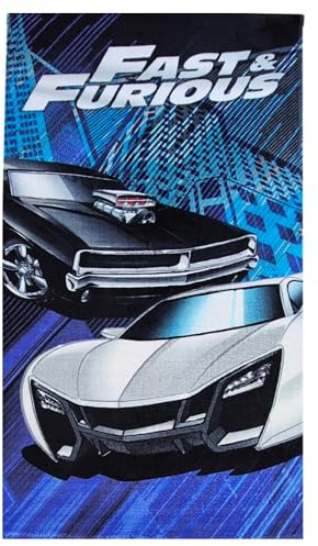 Fast & Furious Bath Towel 70 x 140 cm Car Racing Car Sports Car