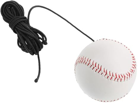 Entrenador de vibración de softbol: para Practicar el golpeo de Pelotas, diseño elástico de Rebote de Cuerdas con Alta Resistencia | Equipo de Entrenamiento de Impacto fiable para el