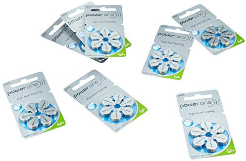 60 Stück Varta PowerOne P 675 - Hörgerätebatterie PR44 - 650 mAh 1,4 V