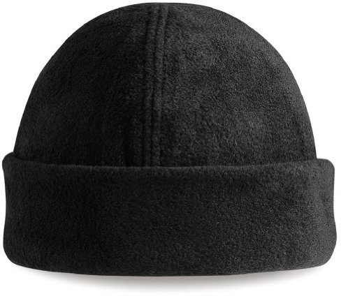 Beechfield B243 - Cappello da Sci in Pile Unisex, Unisex - Adulto, Cappello, B243, Nero, Taglia Unica