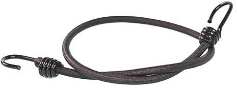 10 Expander-seile mit 2 Spiralhaken 600 mm schwarz 8mm