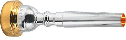 Vincent Bach boquilla trompeta serie estándar 351 modelo 1 1/2C borde de oro