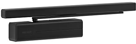 Tesa Assa Abloy DC700-D9005 Cierrapuertas con Guia Deslizante para Puertas, Negro, DC700