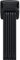 ABUS Candado plegable Bordo 6000K con soporte Saddlefix y tapa de lluvia - Candado de bicicleta con cilindro XPlus de alta protección contra manipulaciones - Nivel de seguridad 10 - Longitud 90 cm