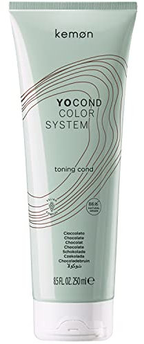 Kemon - Yo Cond Schokolade, reflektierendes Klimamittel aus natürlichen Herkunft, mit Yoghurt-Extrakt und beruhigenden Werkstattpflanzen, 250 ml