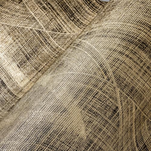 A.S. Création Grafisk tapet guld svart THE BOS 388245 fibertapet geometrisk tapet 10,05 m x 0,53 m Tillverkad i Tyskland