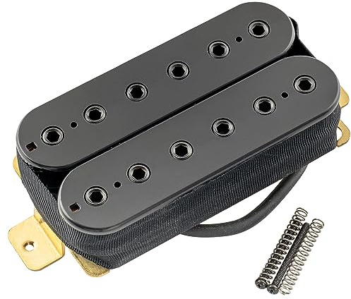 Artec HBB-XBB Ceramic Hex Poles Humbucker Bridge Guitar Pickup 16.8K Black