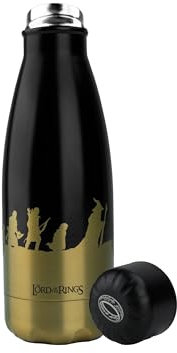 Cinereplicas Seigneur Der Herr der Ringe - Die Gefährten des Rings 500ml Edelstahl Wasserflasche - Offizielle Lizenz