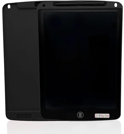 16 Inch LCD Writing Tablet with Stylus Pen – Large Electronic Drawing & Writing Board for Kids – Digital Graphics Pad for Learning, Handwriting, Doodling, Creativity & Gift Ideas - Black
