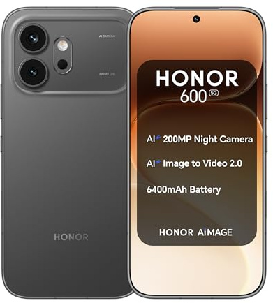 HONOR 600 5G 8GB-256GB Negro (Black) Dual SIM