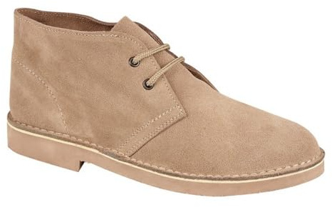 Roamers 2 Eye Unisex Desert Boots Stone