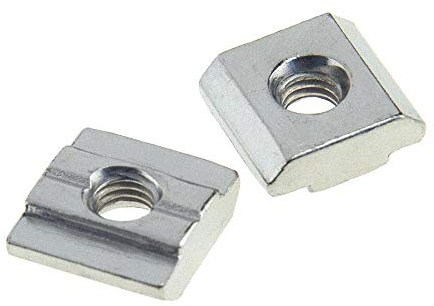 Odinest T Nuts Tee Sliding Slot Nuts 30 Series M6 Threaded Slide in Pre-Assembly for 30x30 Aluminum Extrusions Frame with Profile 3030 Sereis 8mm Slot for CNC Router Build Rail 3D Printer 24pcs