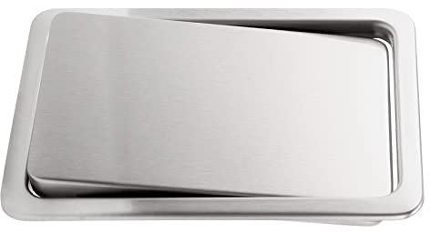 Giilayky La Pattumiera può Coprire La Pattumiera nel Acciaio Inossidabile e La Pattumiera Integrata per I Ripiani della