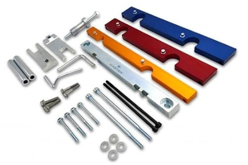 CASTEX Kit de Calage Moteur Kit D'outils de Calage Kit d'outils d'arbre à Cames de Chaîne Distribution Compatible avec BMW N51 N52 N52K N53 N54 N55 2.5 3.0 - Made in EU