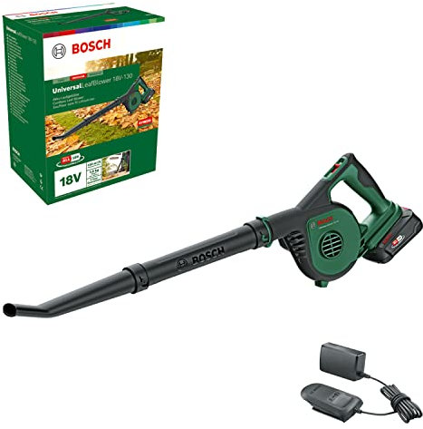 Bosch - Battery Leaf Blower Universal 18V-130 2.5AH (Battery & Charger Included)