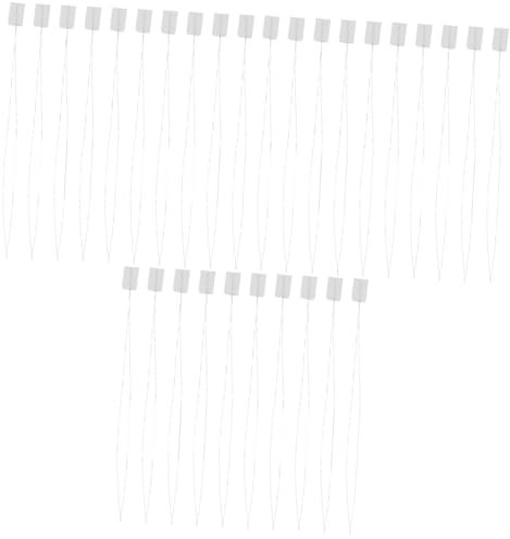 Lurrose 30 Stk -tool Feine Dünne Perlennadeln Drahtnadel Polsternadel Garn Nadeln Perlennadeln Selber Machen Lange Perlennadeln Diy-nadeln Eisendraht Offene Nadel Eine Nadel Einfädeln