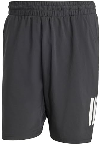 adidas Homme Club Tennis Climacool 3-Stripes Shorts, Black, S 7 inch