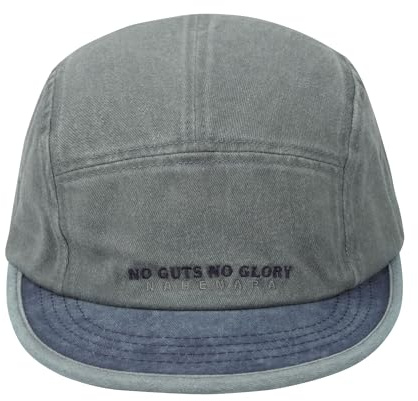 Clakllie Gorra de 5 paneles con visera corta de algodón, gorra de béisbol para hombre, estilo vintage, gorra de visera plana, ligera, para correr, no estructurada, para exteriores, UPF50+, Talla única