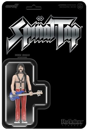 Super7 Spinal Tap Derek Smalls - 3.75 This is Spinal Tap Action Figure with Accessory Heavy Metal Collectibles and Retro Toys