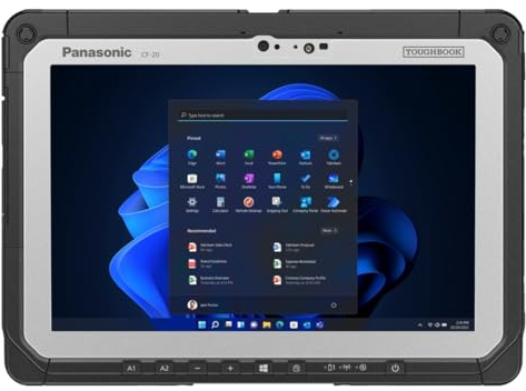Panasonic Toughbook CF-20 MK2 Rugged 2-in-1, Tablet Only, 10.1 WUXGA Touchscreen with Stylus, Core i5-7Y57, 8GB, 256GB SSD, 4G LTE, Windows 11 Pro (Renewed)