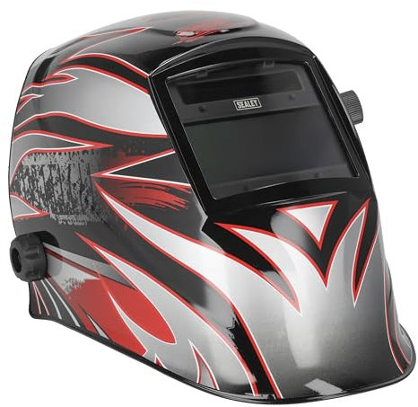 Sealey Pwh600 Welding Helmet Auto Darkening Shade 9-13