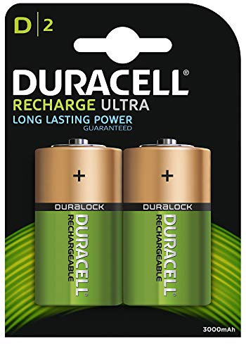 Duracell - Acumuladores NiMH Blister x2 D Ultra 1.2V 3000mAh