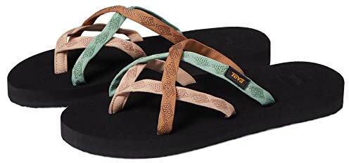 Teva Damen Olowahu Womens Flipflop, Mixed B Maple Sugar Multi, 39 EU