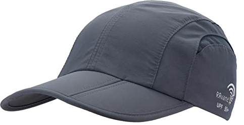 RRvane Packable UV Sun Hat | UPF50+, Long Brim, Adjustable, Quick Dry Baseball Cap, For Men, Women