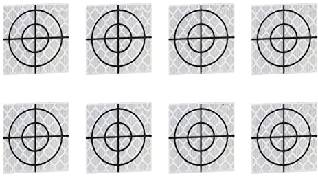 Feuille Réfléchissante, 100pcs Patches d'autocollants de Résine Réflexion à Plus de 6X Mesure de Prisme de Réflexion jusqu'à 250 M, CamerArtageLightModifier (2 * 2cm) (3 * 3cm)