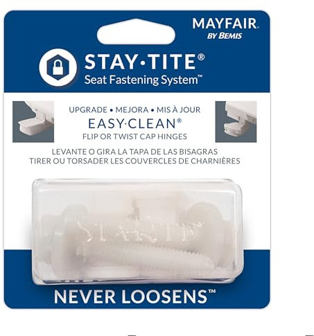 Mayfair STATITEKIT Toilet Seat Fastening Hardware Upgrade Kit, STATITE, White, 1 Count (Pack of 1)