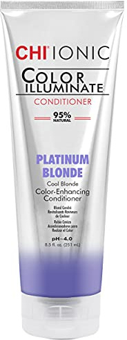 CHI Ionic Color Illuminate Platinum Blonde, Enhancing Conditioner, 251 ml